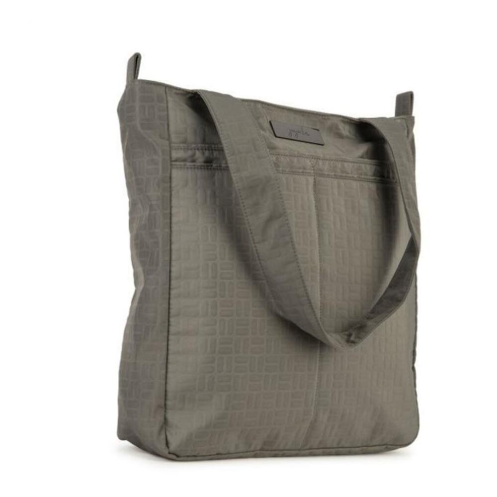 JuJuBe Be Light Tote Diaper Bag Gray Basketweave Travel Shoulder NEW - Picture 4 of 6